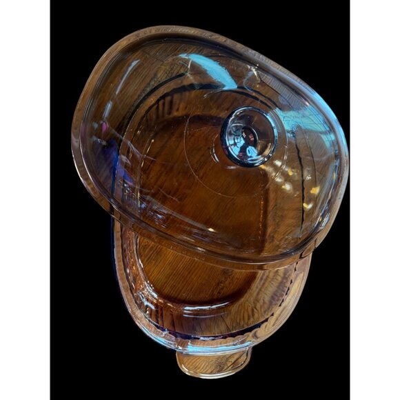 Vintage 12 Pc Corning Ware Vision Pyrex Set Saucepans & Skillets Amber New - Picture 11 of 11